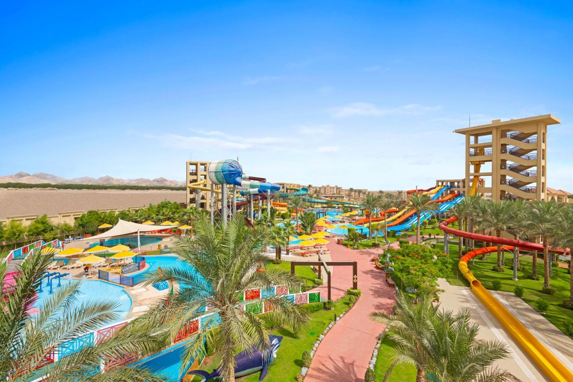 Rixos Premium Seagate Hotell Sharm el-Sheik Eksteriør bilde Overview of the park