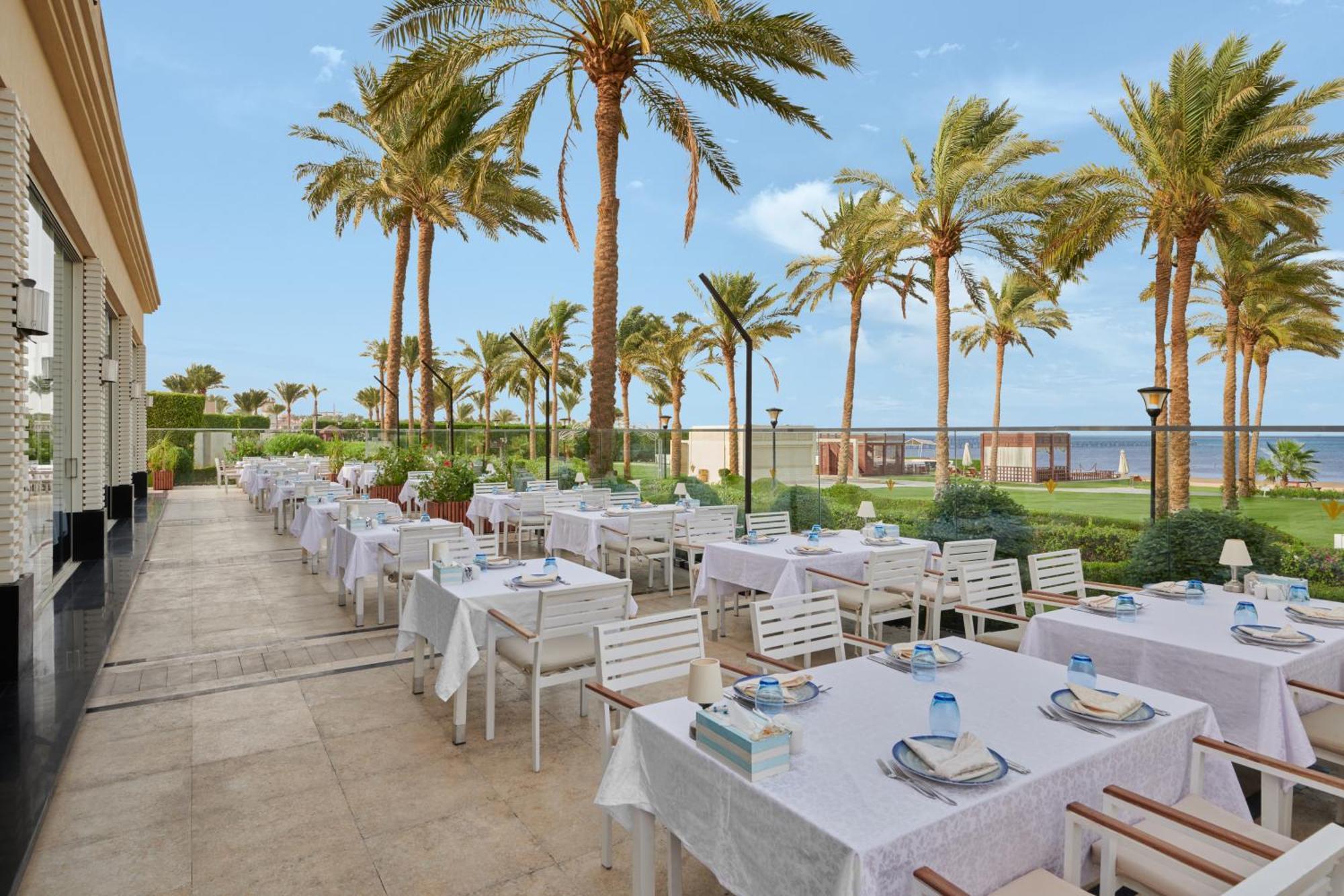 Rixos Premium Seagate Hotell Sharm el-Sheik Eksteriør bilde The terrace of the hotel